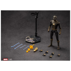 ZD Toys: Marvel Spider Man Black & Gold Suit - 7 Inch Figure - Bear Hugs