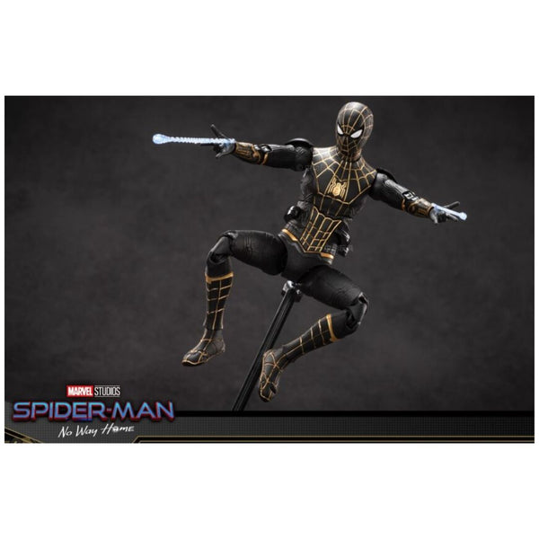 ZD Toys: Marvel Spider Man Black & Gold Suit - 7 Inch Figure - Bear Hugs