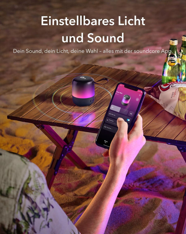 Anker Soundcore Glow Mini Portable Speaker - Bear Hugs