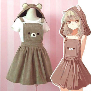 Baby Bear Romper Dress - Bear Hugs