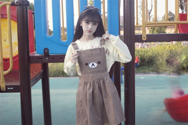 Baby Bear Romper Dress - Bear Hugs