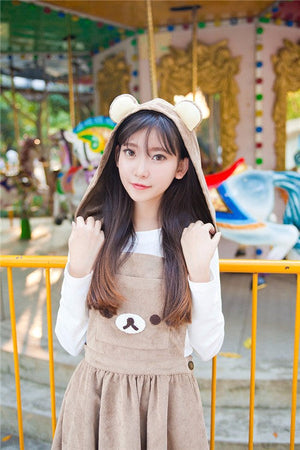 Baby Bear Romper Dress - Bear Hugs