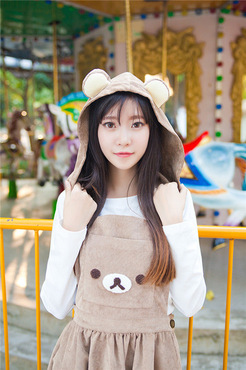 Baby Bear Romper Dress - Bear Hugs