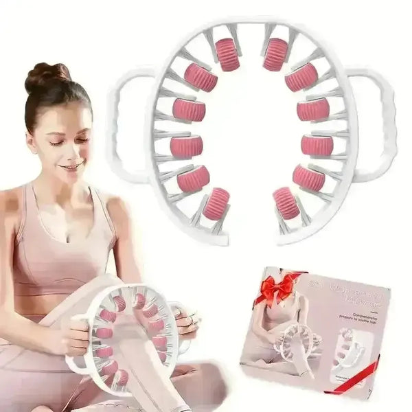 12-Wheel 360Â° Yoga Fitness Wheel Massager - Bear Hugs
