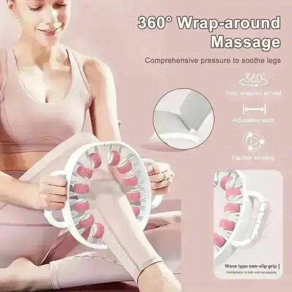 12-Wheel 360Â° Yoga Fitness Wheel Massager - Bear Hugs