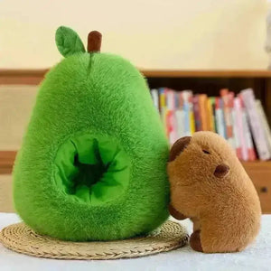 2 in 1 Pear Capybara Plush Doll - Bear Hugs