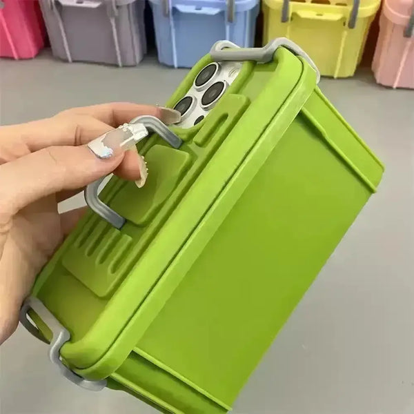 2 in 1 Storage Bag Phone Case (For iPhones) - Bear Hugs