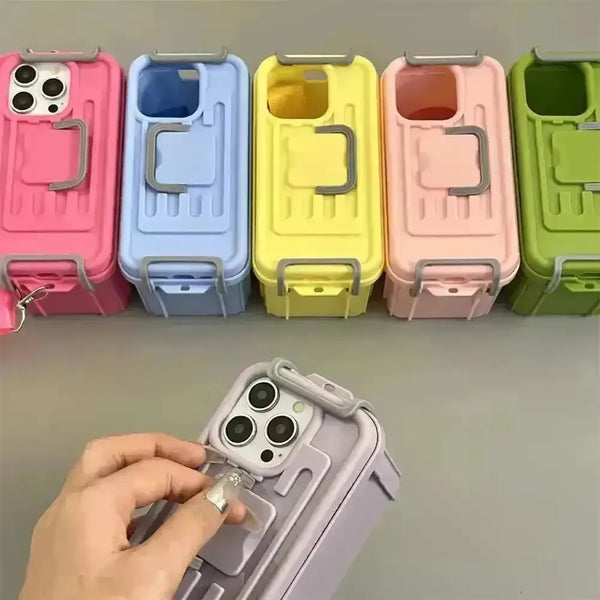 2 in 1 Storage Bag Phone Case (For iPhones) - Bear Hugs