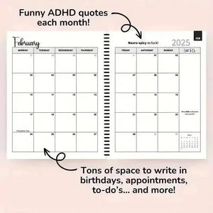 2025 Busy Brain Planner - Bear Hugs