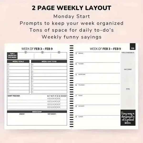 2025 Busy Brain Planner - Bear Hugs