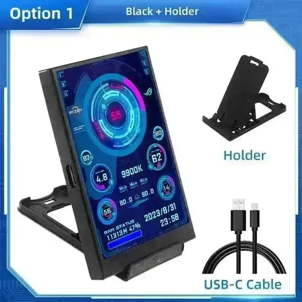 3.5 inch IPS Type-C Secondary Screen - Bear Hugs