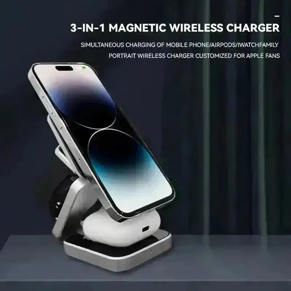 3 in 1 Wireless Charger Stand - Bear Hugs