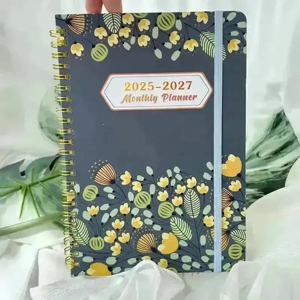 3 Year 2025-2027 Monthly Planner - Bear Hugs