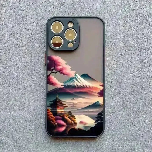 3D Art Japanese Aesthetic Landscape Case (For iPhones) - Bear Hugs