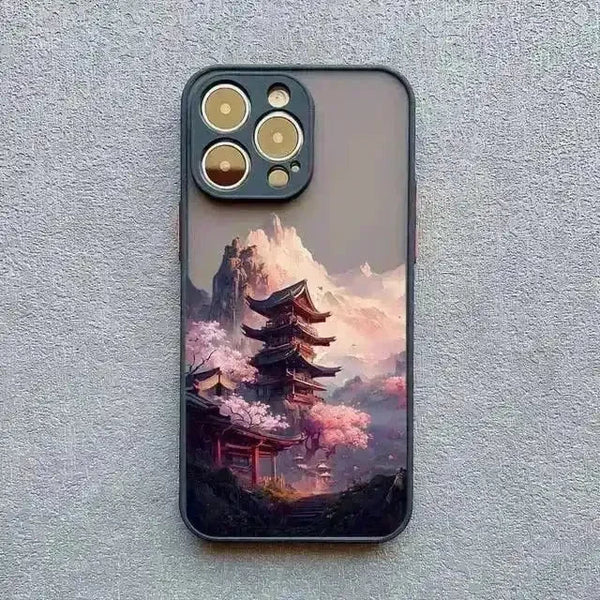 3D Art Japanese Aesthetic Landscape Case (For iPhones) - Bear Hugs