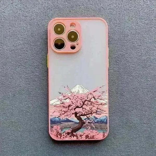 3D Art Japanese Aesthetic Landscape Case (For iPhones) - Bear Hugs