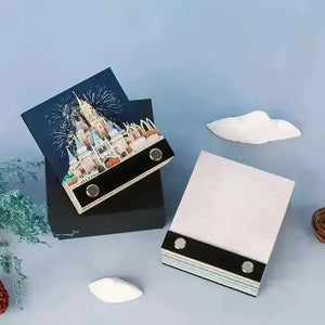 3D Art Rip Away Castle Memo Calendar - Bear Hugs