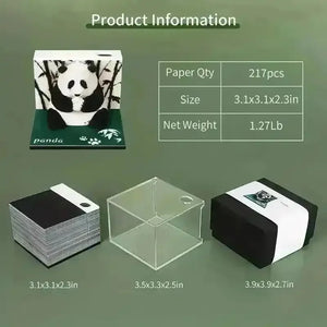 3D Art Rip Away Panda Memo Calendar - Bear Hugs
