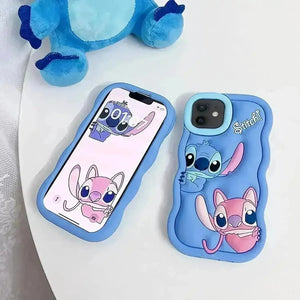 3D Cartoon Stitch Case (For iPhone) - Bear Hugs