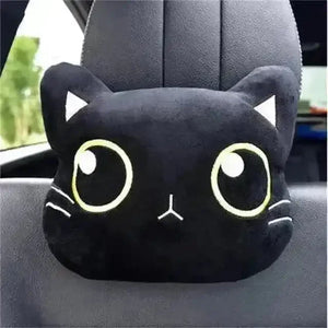 3D Cat & Dog Headrest Cushions with Seatbelt Covers - Bear Hugs