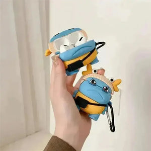 3D Cute Angry Squirtle Shock Proof Case (For Airpods) - Bear Hugs