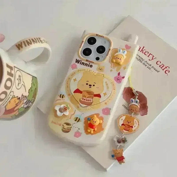 3D Disney Makeup Mirror Phone Case (For iPhones) - Bear Hugs