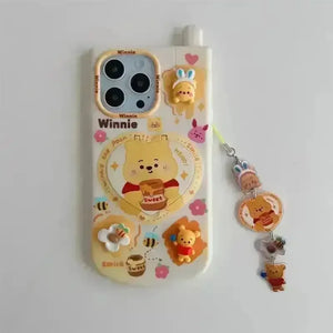 3D Disney Makeup Mirror Phone Case (For iPhones) - Bear Hugs
