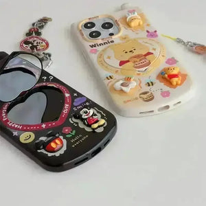 3D Disney Makeup Mirror Phone Case (For iPhones) - Bear Hugs