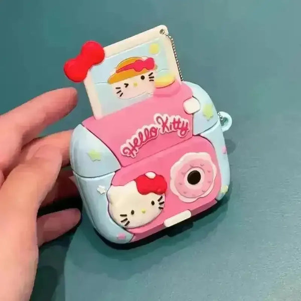 3D Hello Kitty Camera AirPods Case - Bear Hugs