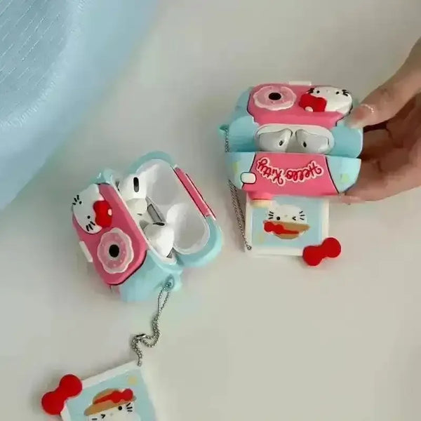 3D Hello Kitty Camera AirPods Case - Bear Hugs
