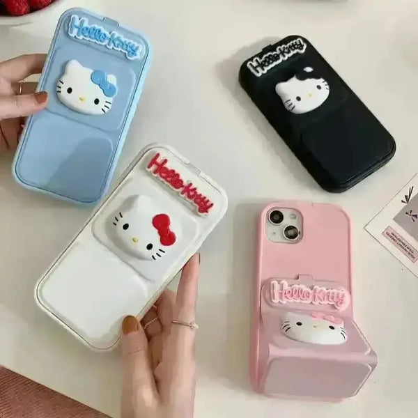 3D Hello Kitty Folding Stand Phone Case (For iPhones) - Bear Hugs