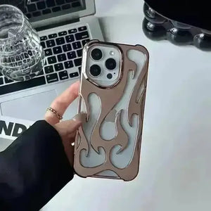 3D Hollowed Flame Phone Case (For iPhones) - Bear Hugs