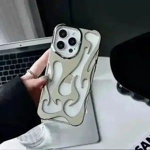3D Hollowed Flame Phone Case (For iPhones) - Bear Hugs