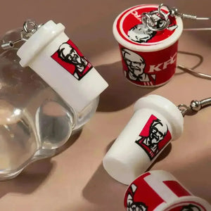 3D KFC Dangle Earrings - Bear Hugs