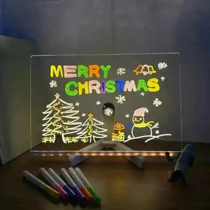 3D Luminous Glow Noteboard (Mono and Colour Options) - Bear Hugs