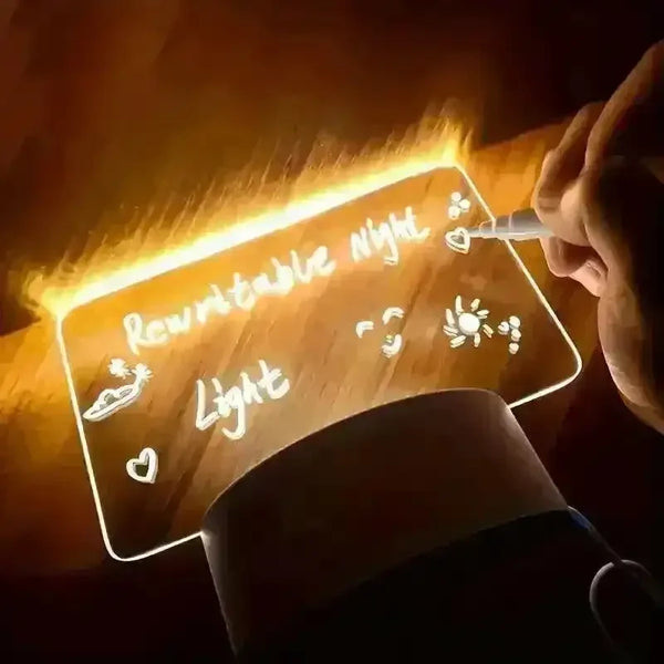 3D Luminous Glow Noteboard (Mono and Colour Options) - Bear Hugs
