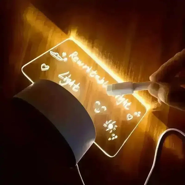 3D Luminous Glow Noteboard (Mono and Colour Options) - Bear Hugs