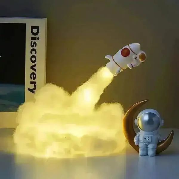 3D Mini Rocket Night Lamp - Bear Hugs