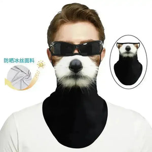 3D Printed Animal Themed Rider Mask - Bear Hugs