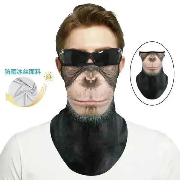 3D Printed Animal Themed Rider Mask - Bear Hugs