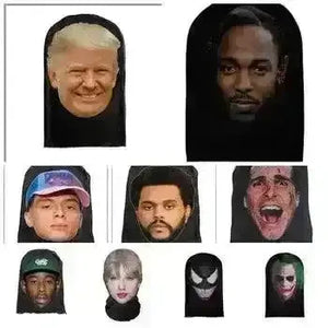 3D Printed Celebrity Full Face Mask - Bear Hugs