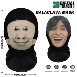3D Printed Celebrity Full Face Mask - Bear Hugs