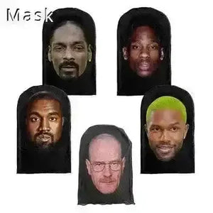 3D Printed Celebrity Full Face Mask - Bear Hugs