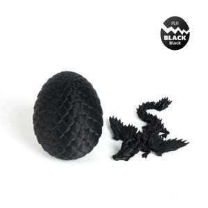 3D Printed Gradient Flying Dragon With Egg - Bear Hugs