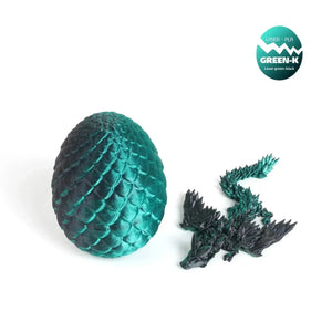 3D Printed Gradient Flying Dragon With Egg - Bear Hugs
