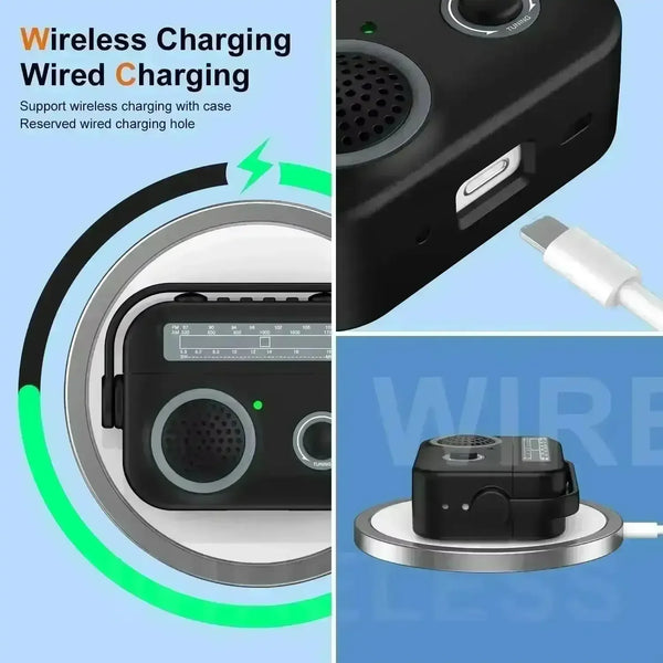 3D Radio Case (For Airpods) - Bear Hugs