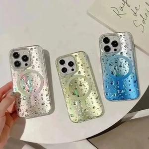3D Realistic Raindrops Phone Case (For iPhones) - Bear Hugs