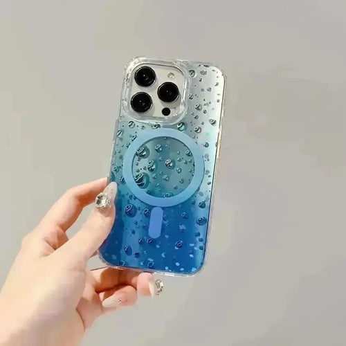 3D Realistic Raindrops Phone Case (For iPhones) - Bear Hugs