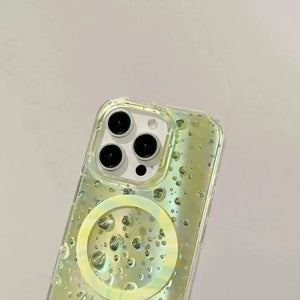 3D Realistic Raindrops Phone Case (For iPhones) - Bear Hugs