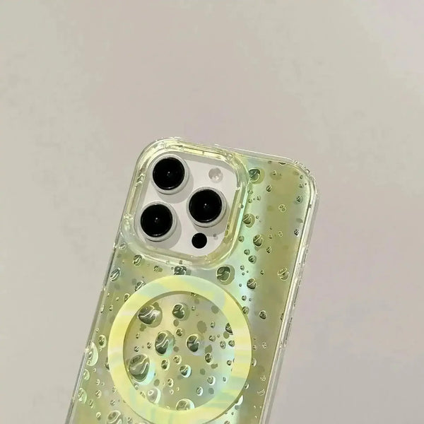 3D Realistic Raindrops Phone Case (For iPhones) - Bear Hugs